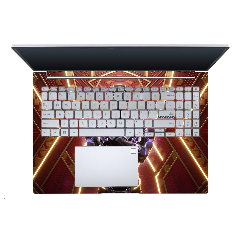 Black Panther Wakanda's King Asus Vivobook Pro 15 M6500QC & M6500QH 3D Laptop Skin
