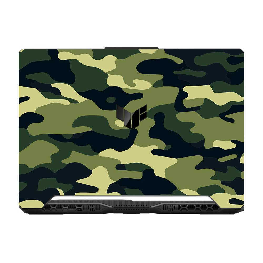 Forest Green Camo Asus TUF F15 FX506 and A15 FA506 Laptop Skin