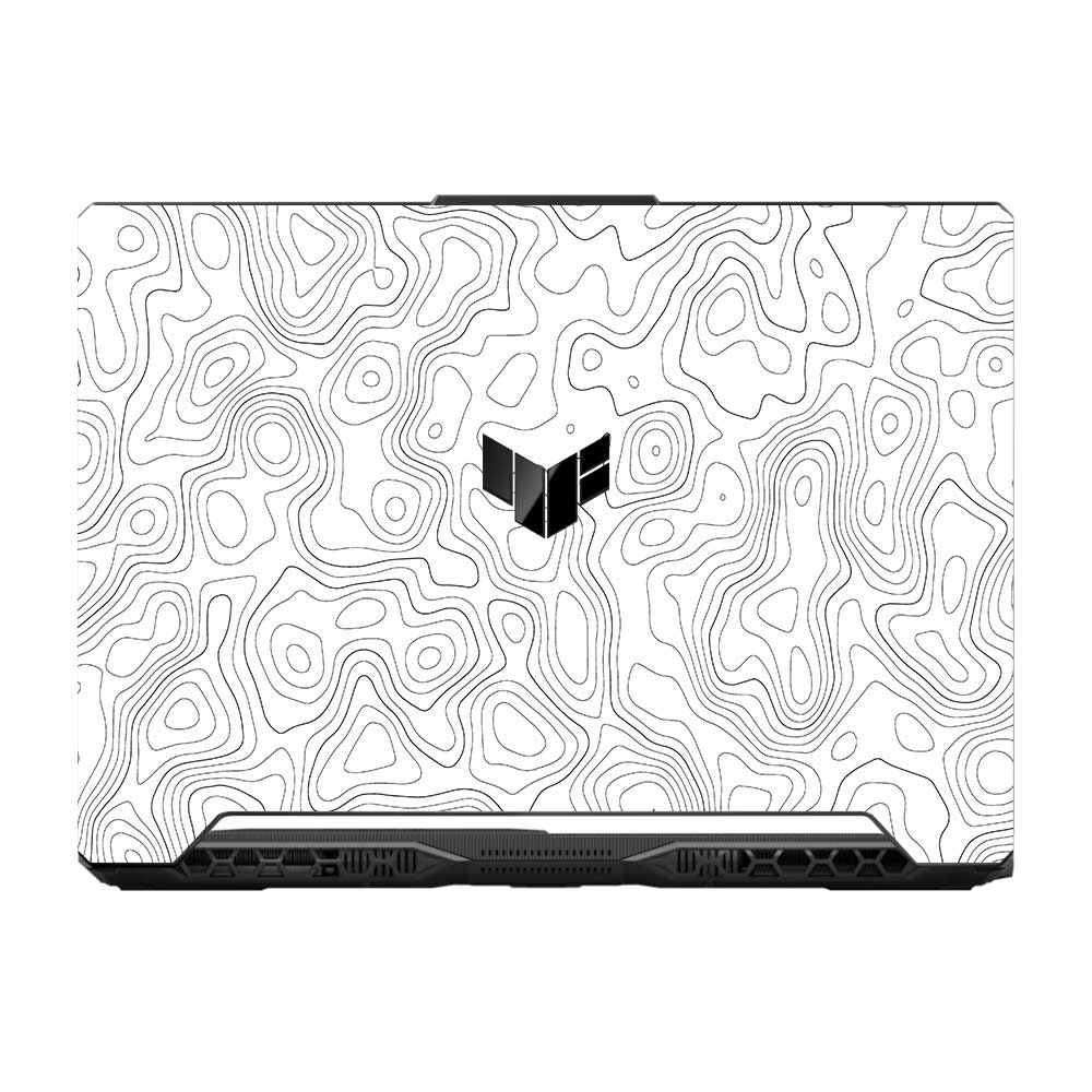 White Contour Design Asus TUF F15 FX506 and A15 FA506 Laptop Skin