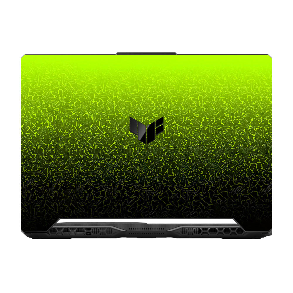 Lime Yellow to Black Gradient Asus TUF F15 FX506 & A15 FA506 Laptop Skin