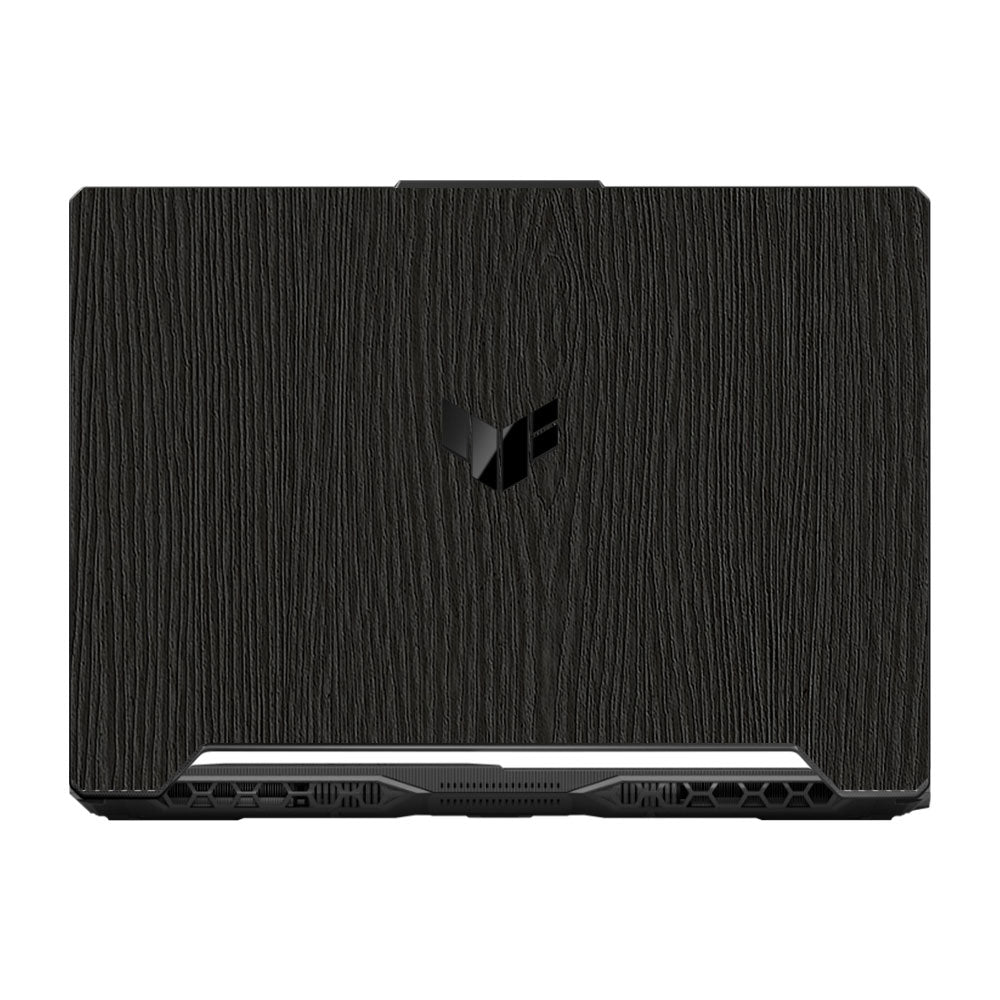 Textured Black Wood Asus TUF F15 FX506 & A15 FA506 Laptop Skin
