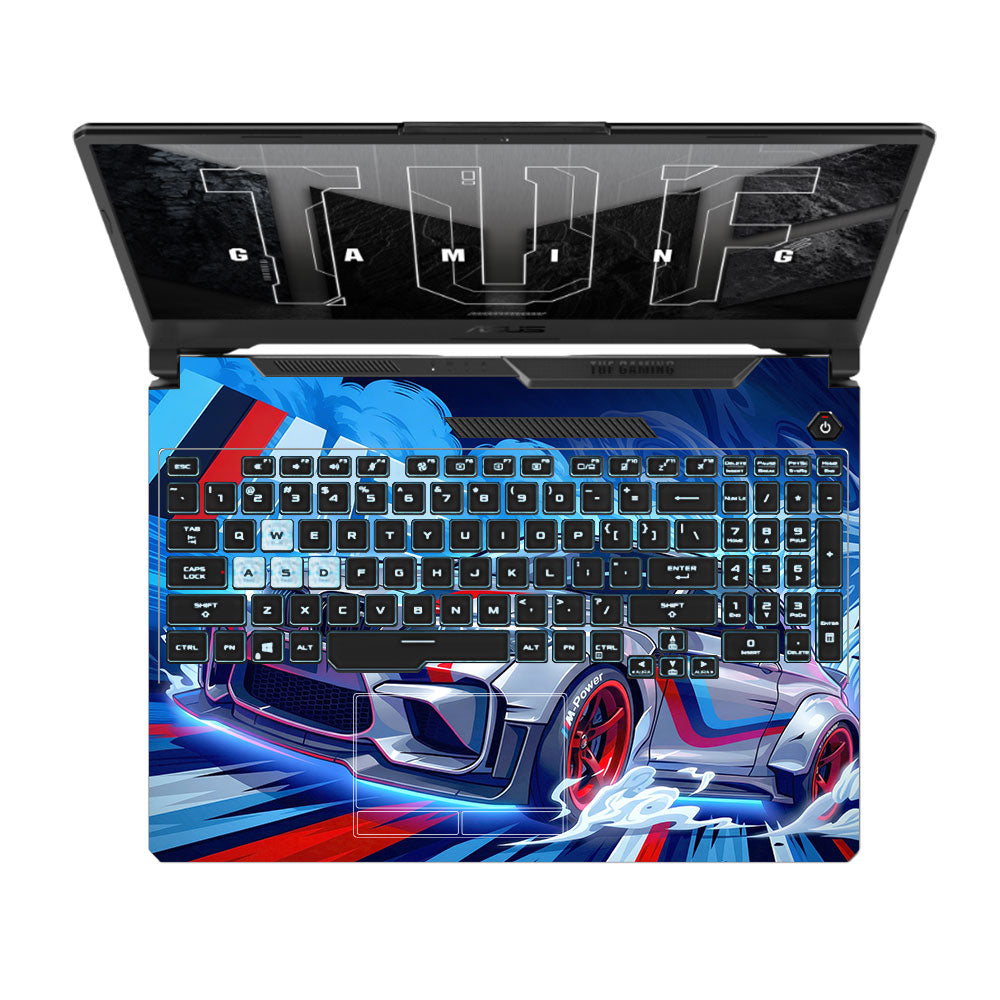 BMW M Performance Asus TUF F15 FX506 & A15 FA506 3D Laptop Skin