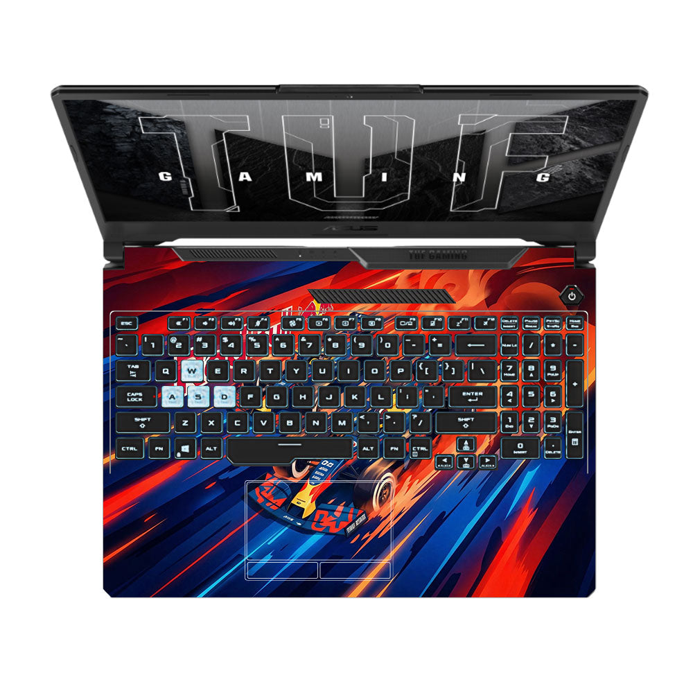 Red Bull Racing Velocity Asus TUF F15 FX506 & A15 FA506 Laptop Skin