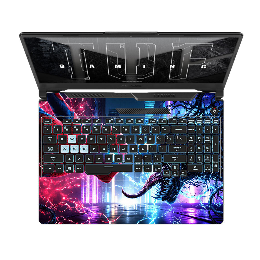 Spiderman vs Venom Showdown Asus TUF F15 FX506 & A15 FA506 Laptop Skin