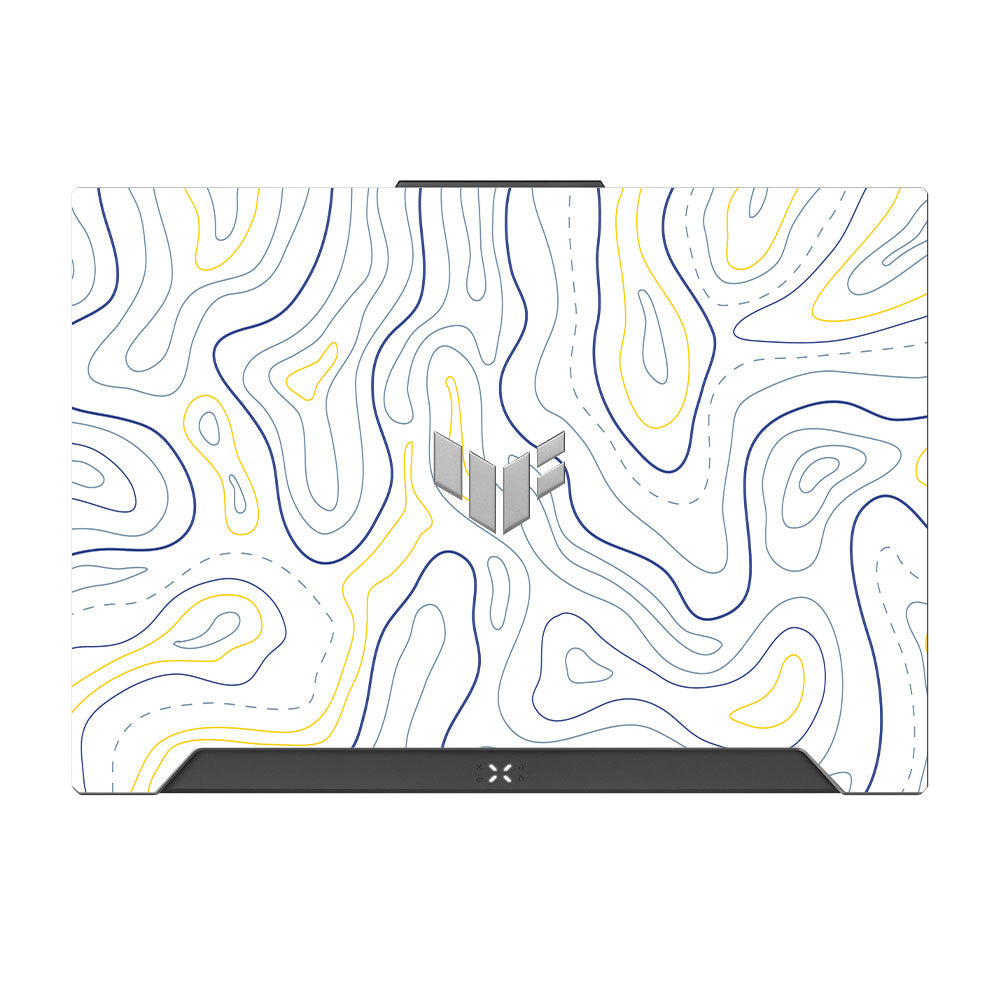 Minimalist Colorful Contours Asus TUF F15 FX507 and A15 FA507 Laptop Skin