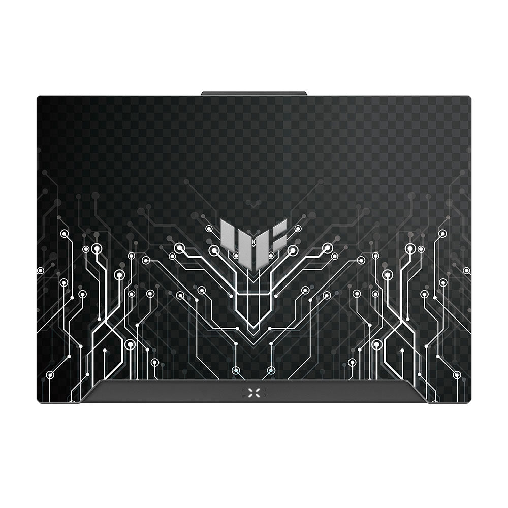 Black Digital Circuit Asus TUF F15 FX507 and A15 FA507 Laptop Skin