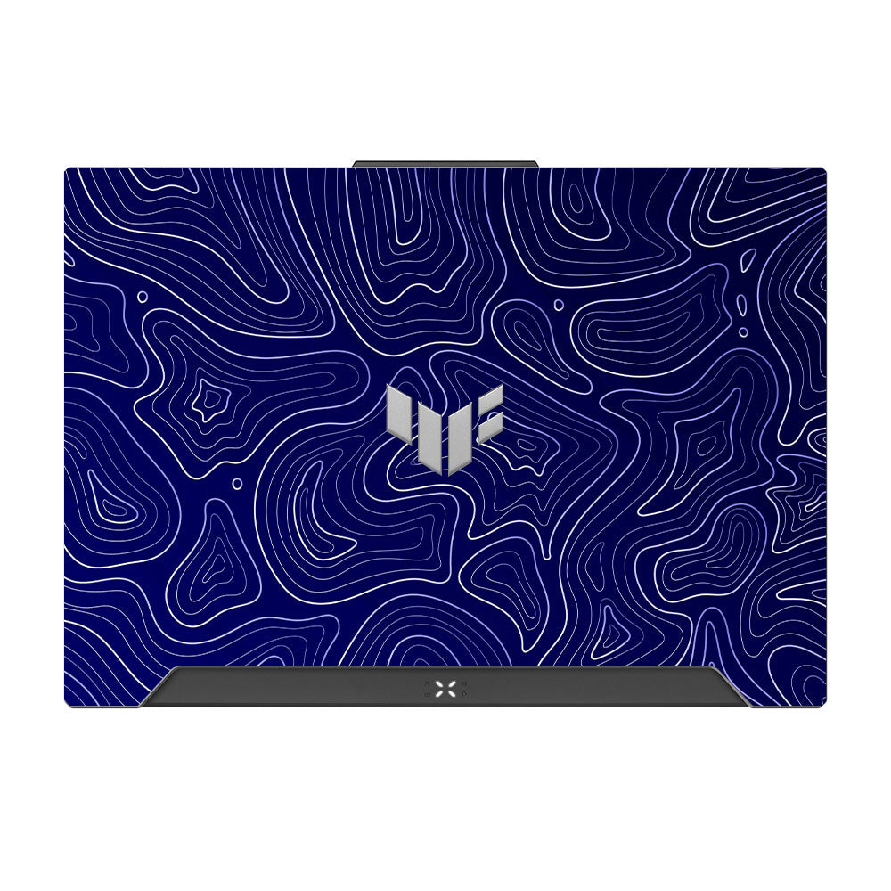 Deep Blue Contour Depths Asus TUF F15 FX507 and A15 FA507 Laptop Skin