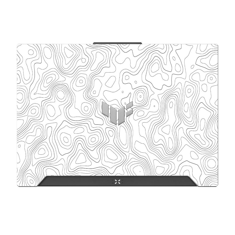 White Contour Design Asus TUF F15 FX507 and A15 FA507 Laptop Skin