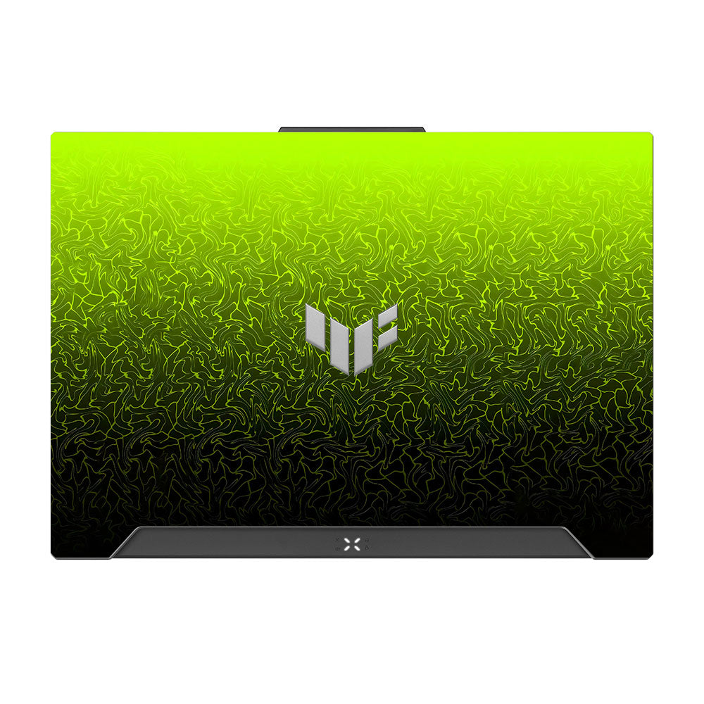 Lime Yellow to Black Gradient Asus TUF F15 FX507 & A15 FA507 Laptop Skin