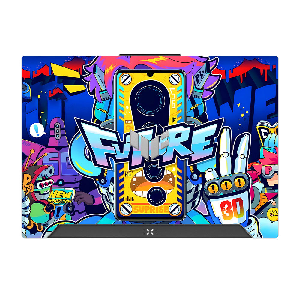 Futuristic Cyberpunk Vision Asus TUF F15 FX507 & A15 FA507 Laptop Skin