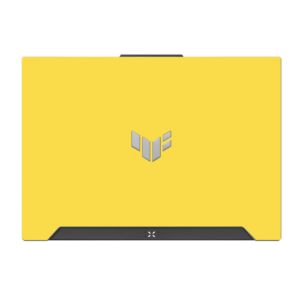 Textured Yellow Asus TUF F15 FX507 & A15 FA507 Laptop Skin