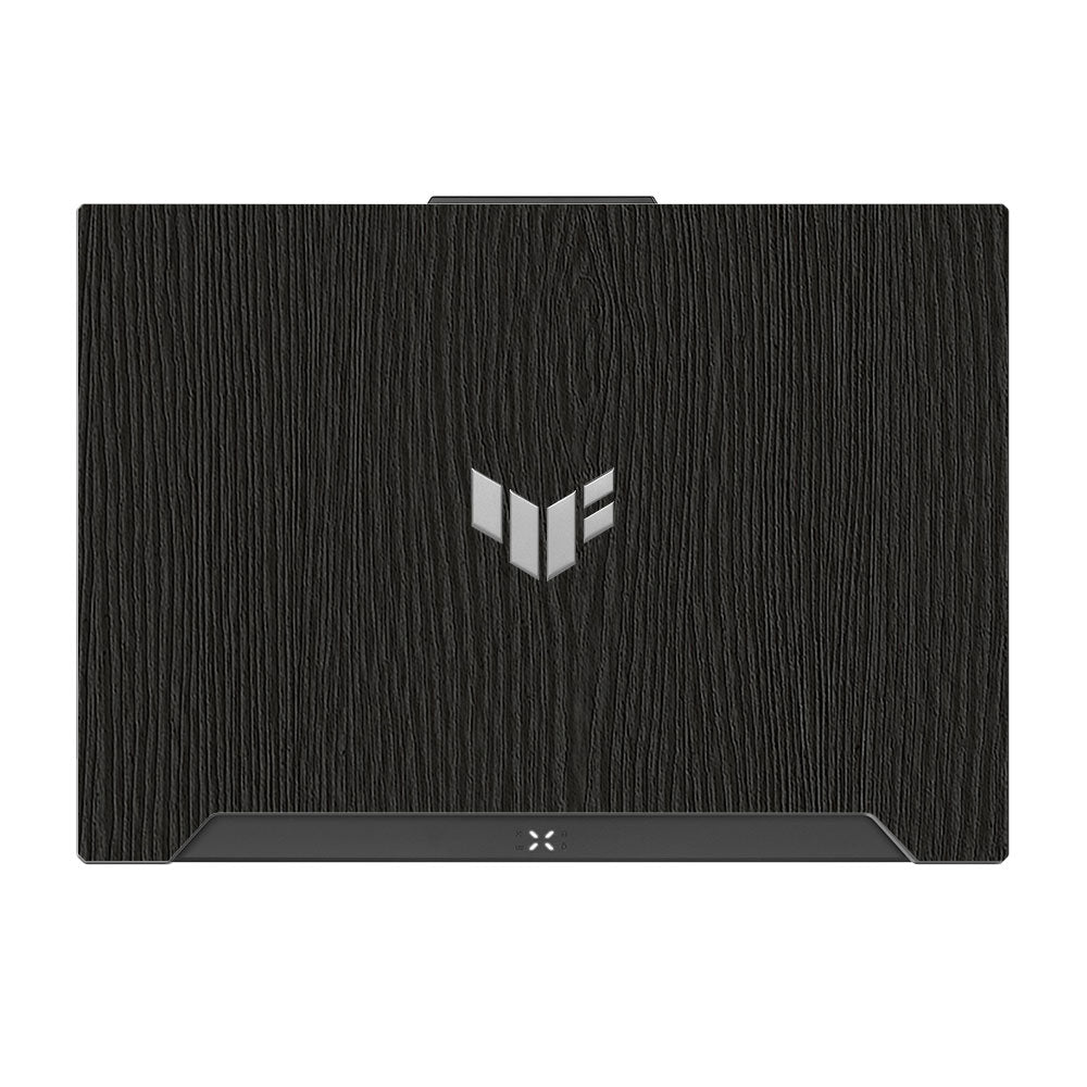 Textured Black Wood Asus TUF F15 FX507 & A15 FA507 Laptop Skin
