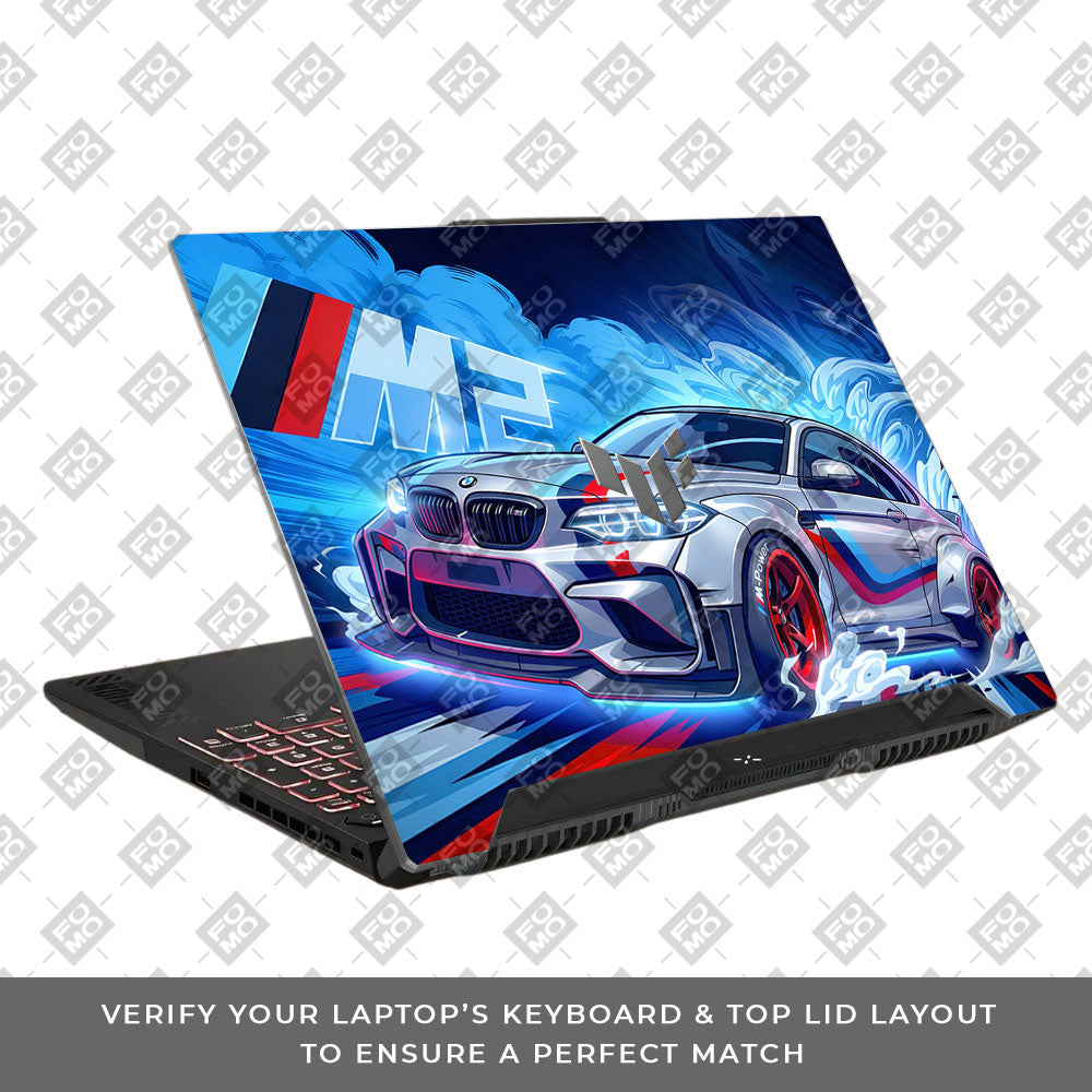 BMW M Performance Asus TUF F15 FX507 and A15 FA507 Laptop Skin