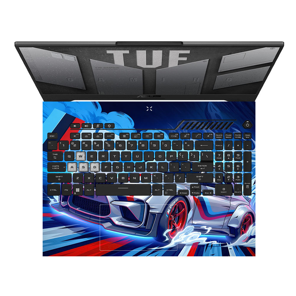 BMW M Performance Asus TUF F15 FX507 & A15 FA507 3D Laptop Skin