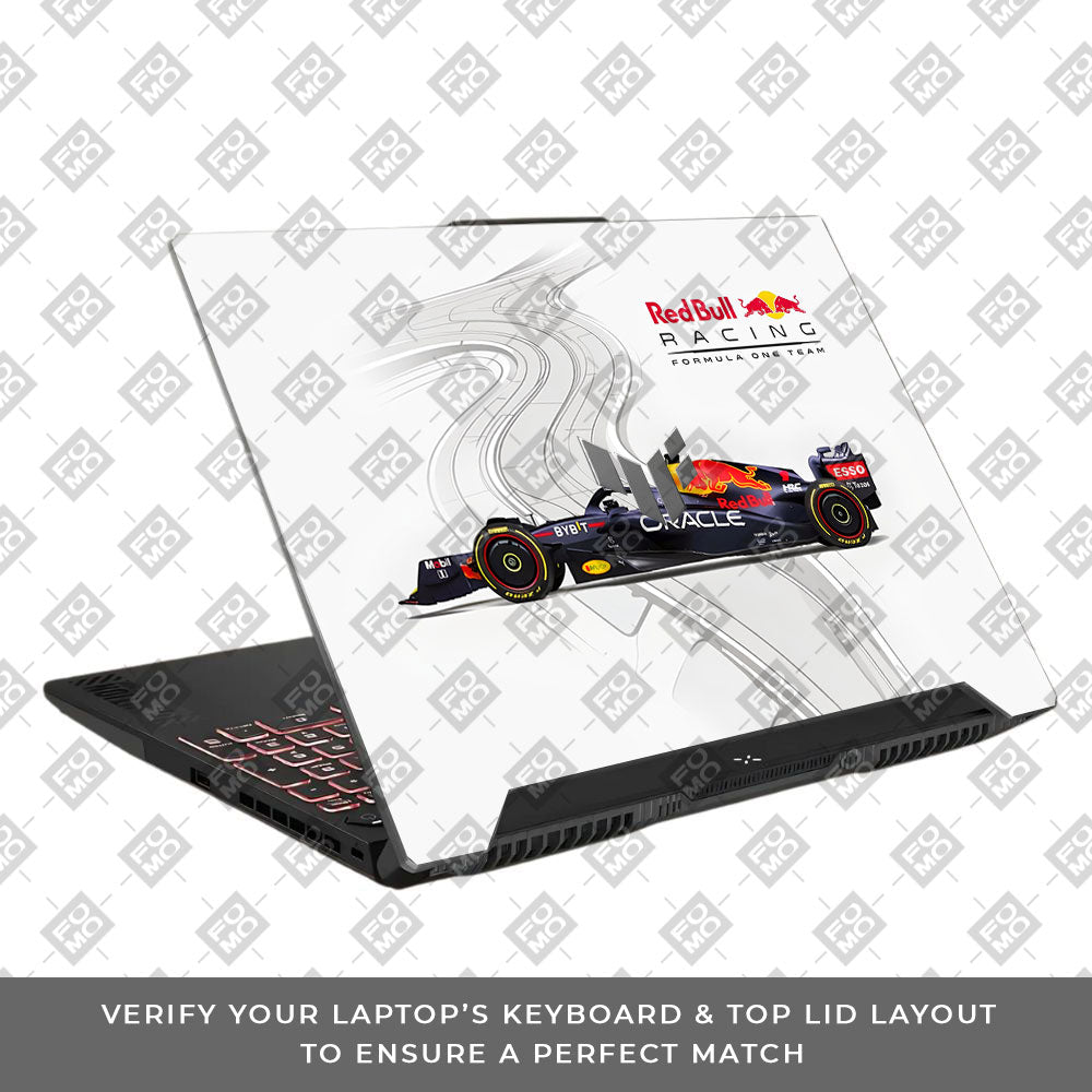 Red Bull Racing in Action Asus TUF F15 FX507 & A15 FA507 Laptop Skin