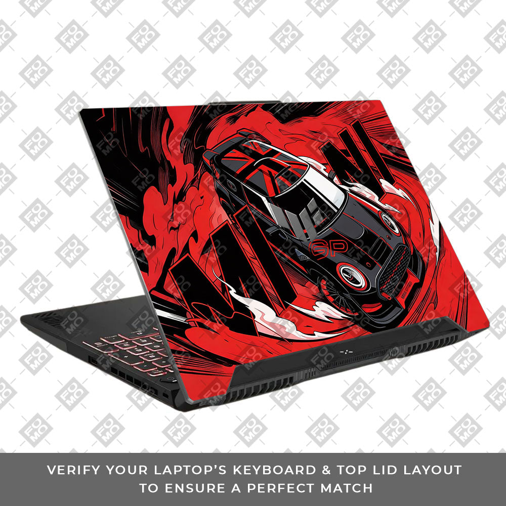 Mini Cooper Asus TUF F15 FX507 and A15 FA507 Laptop Skin