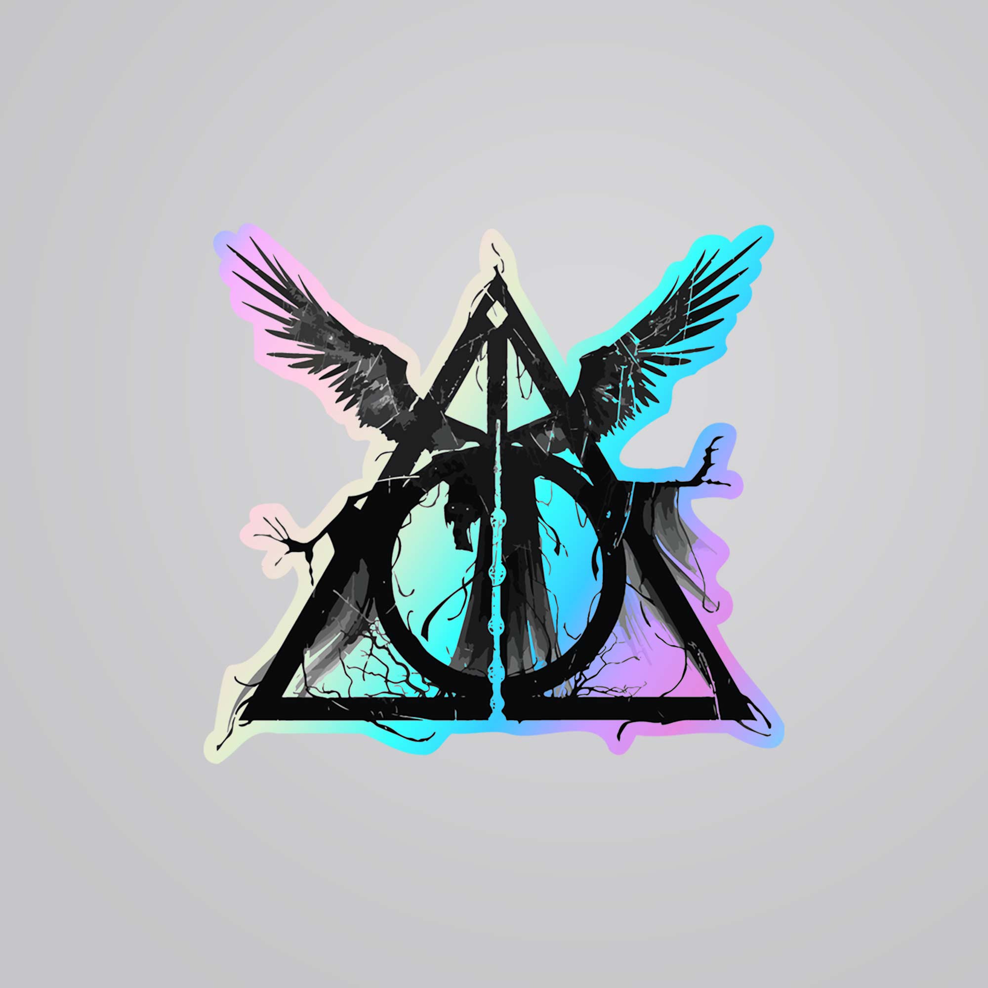 Fomo-Store Holographic Stickers Movies The Deathly Hallows