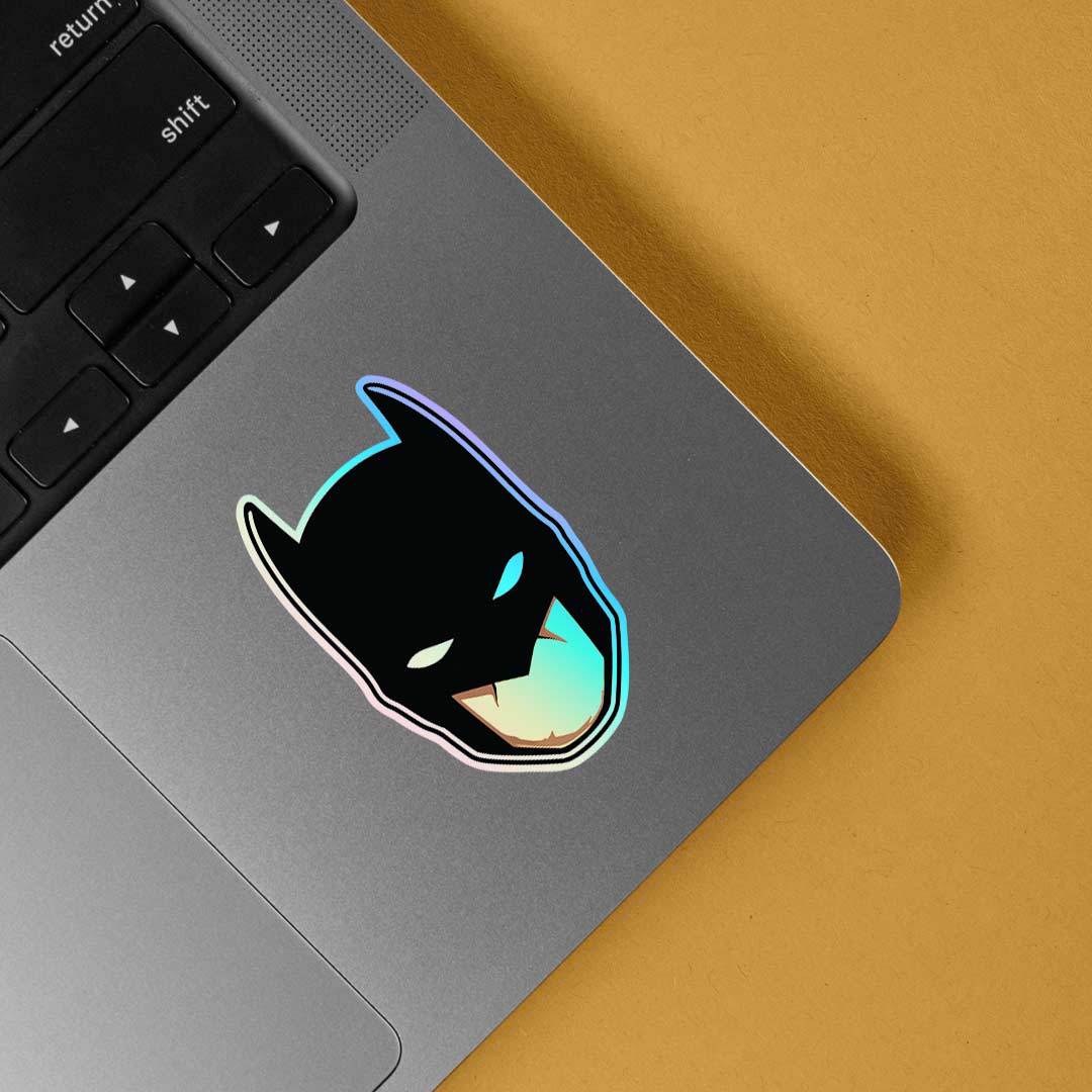 Dark Knight Minimalist Holographic Stickers