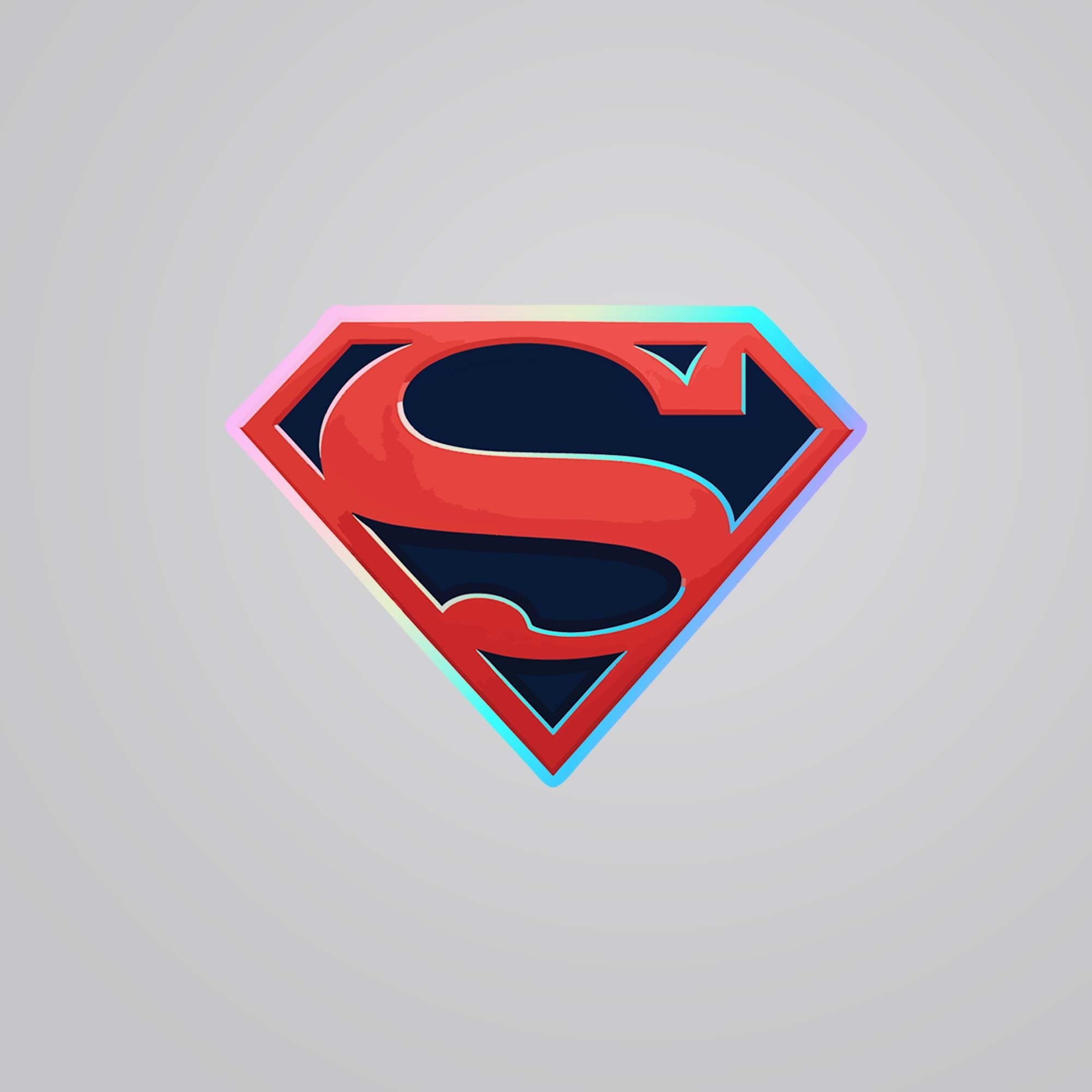 Fomo-Store Holographic Stickers Movies Superman Logo