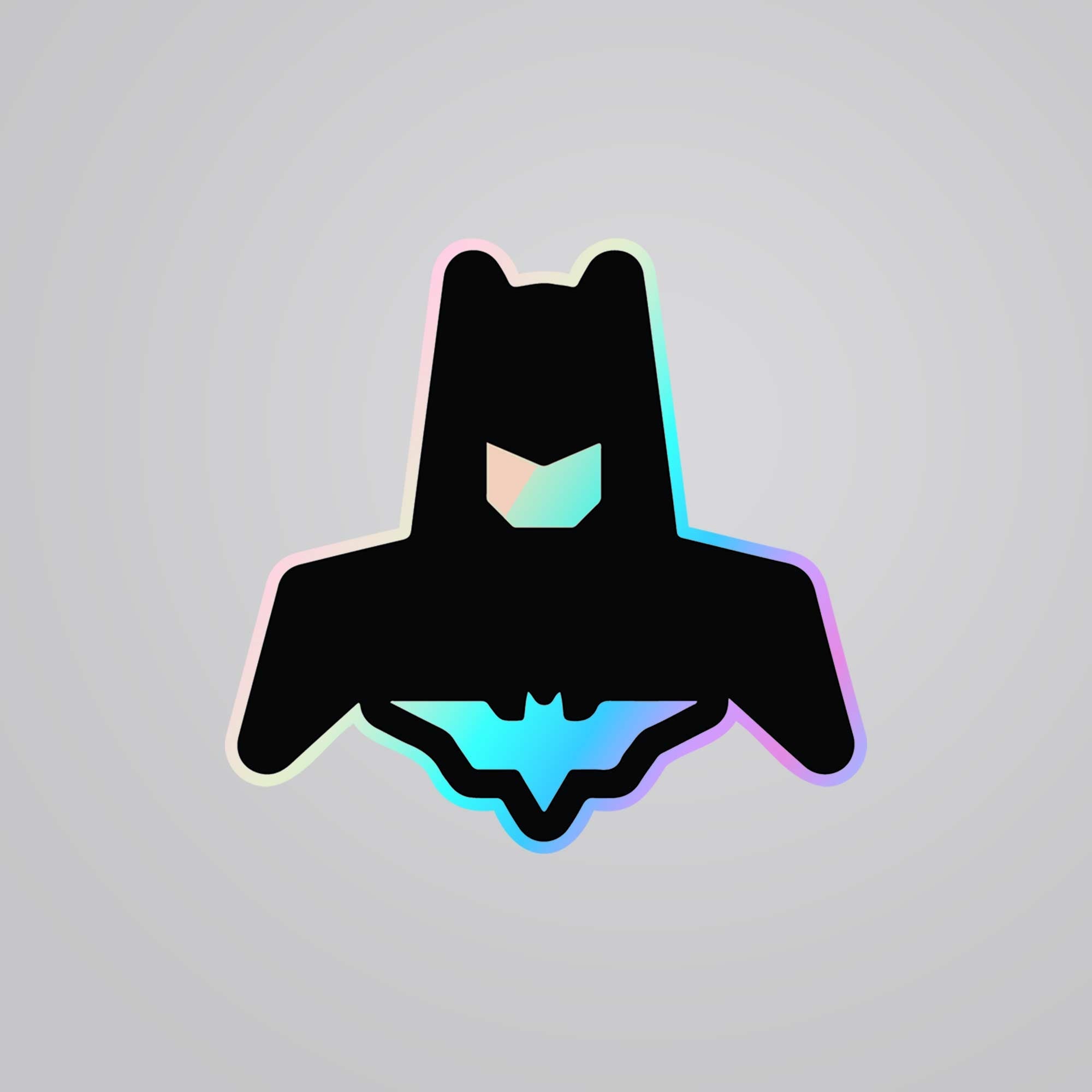 Fomo-Store Holographic Stickers Movies Batman Minimalist