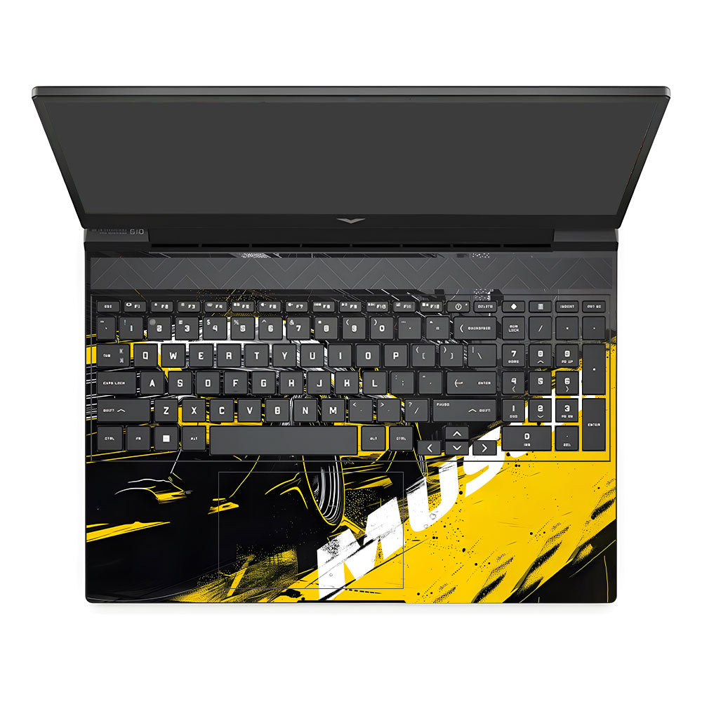Black Muscle HP Victus Laptop Skin