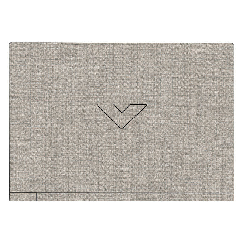 Textured Fabric Grey HP Victus Laptop Skin