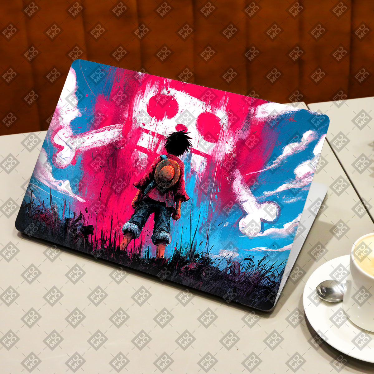 Straw Hat Graffiti One Piece Anime Laptop Skin