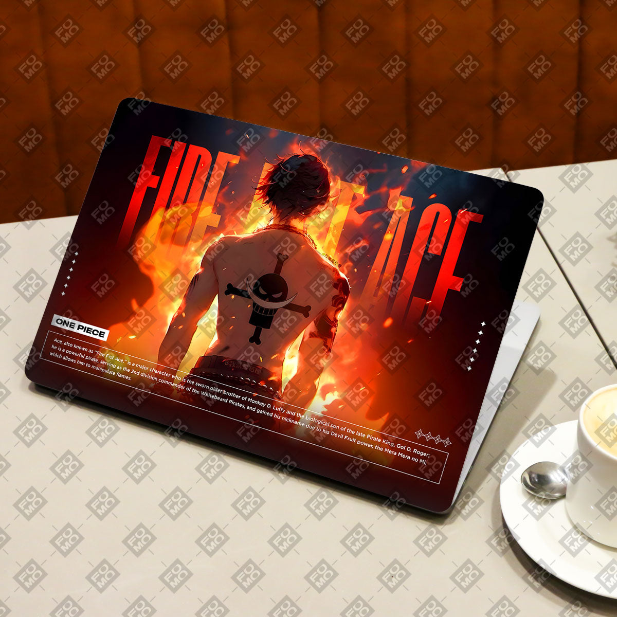 Fire Fist Ace Anime Laptop Skin