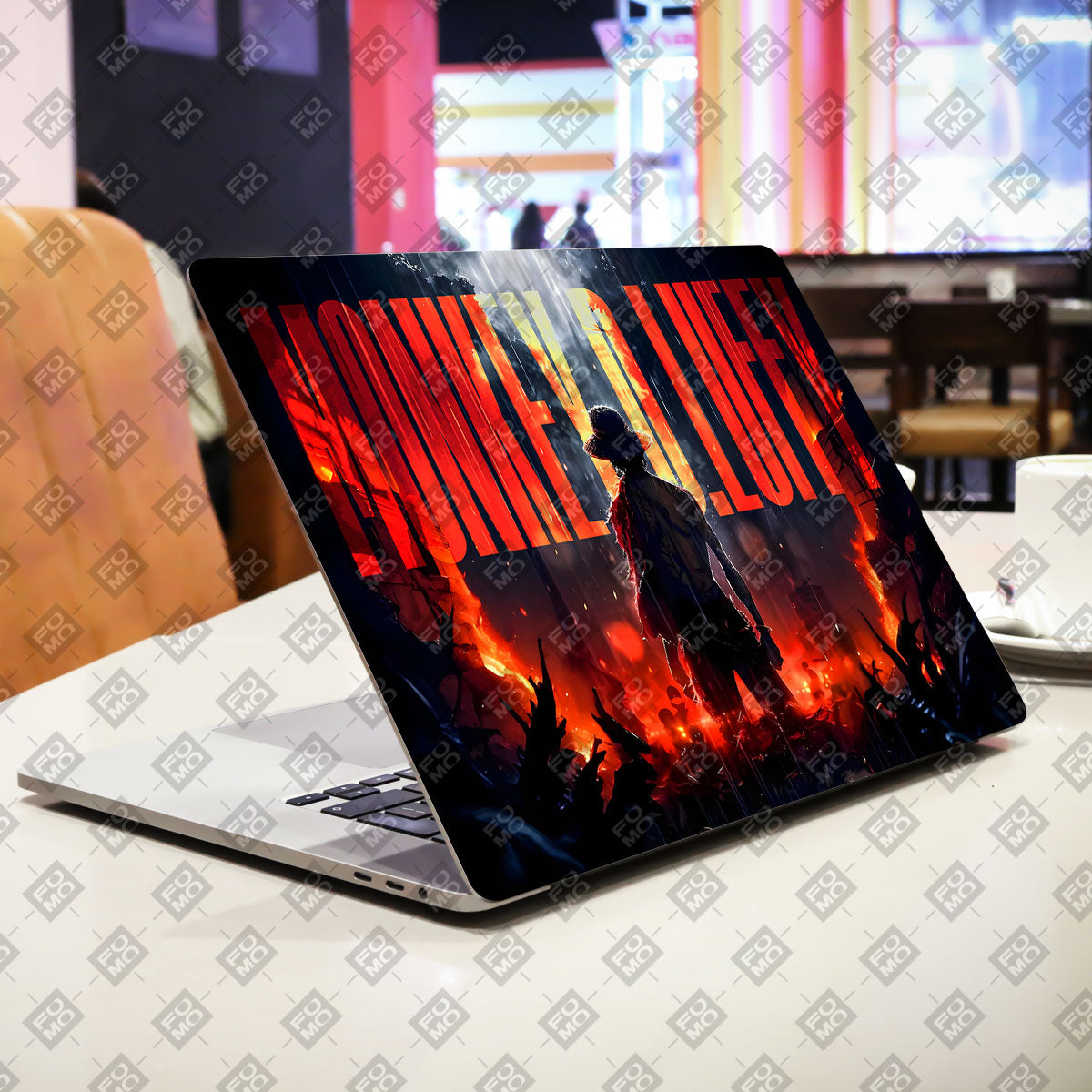 Monkey D. Luffy Blazing Red Anime Laptop Skin