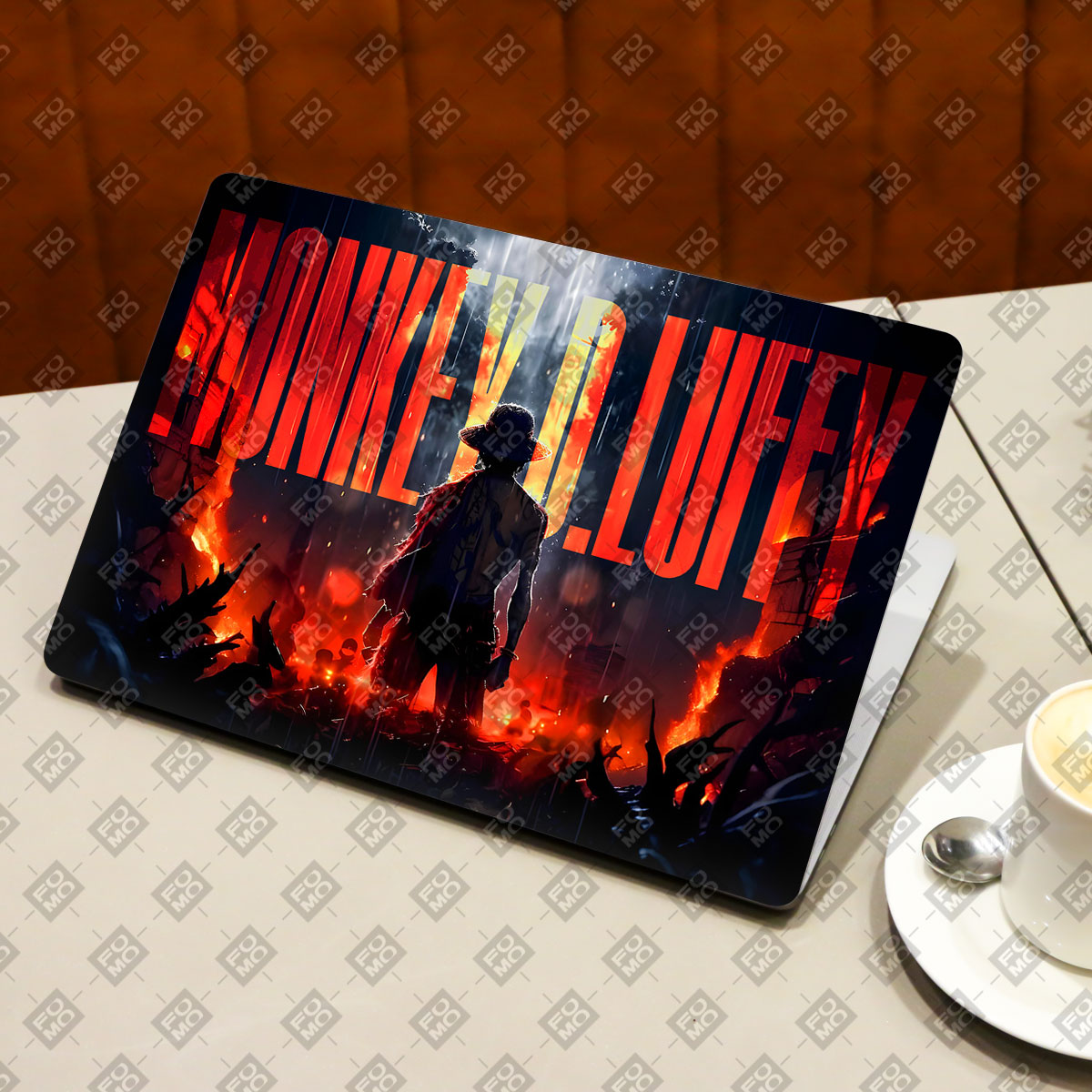 Monkey D. Luffy Blazing Red Anime Laptop Skin