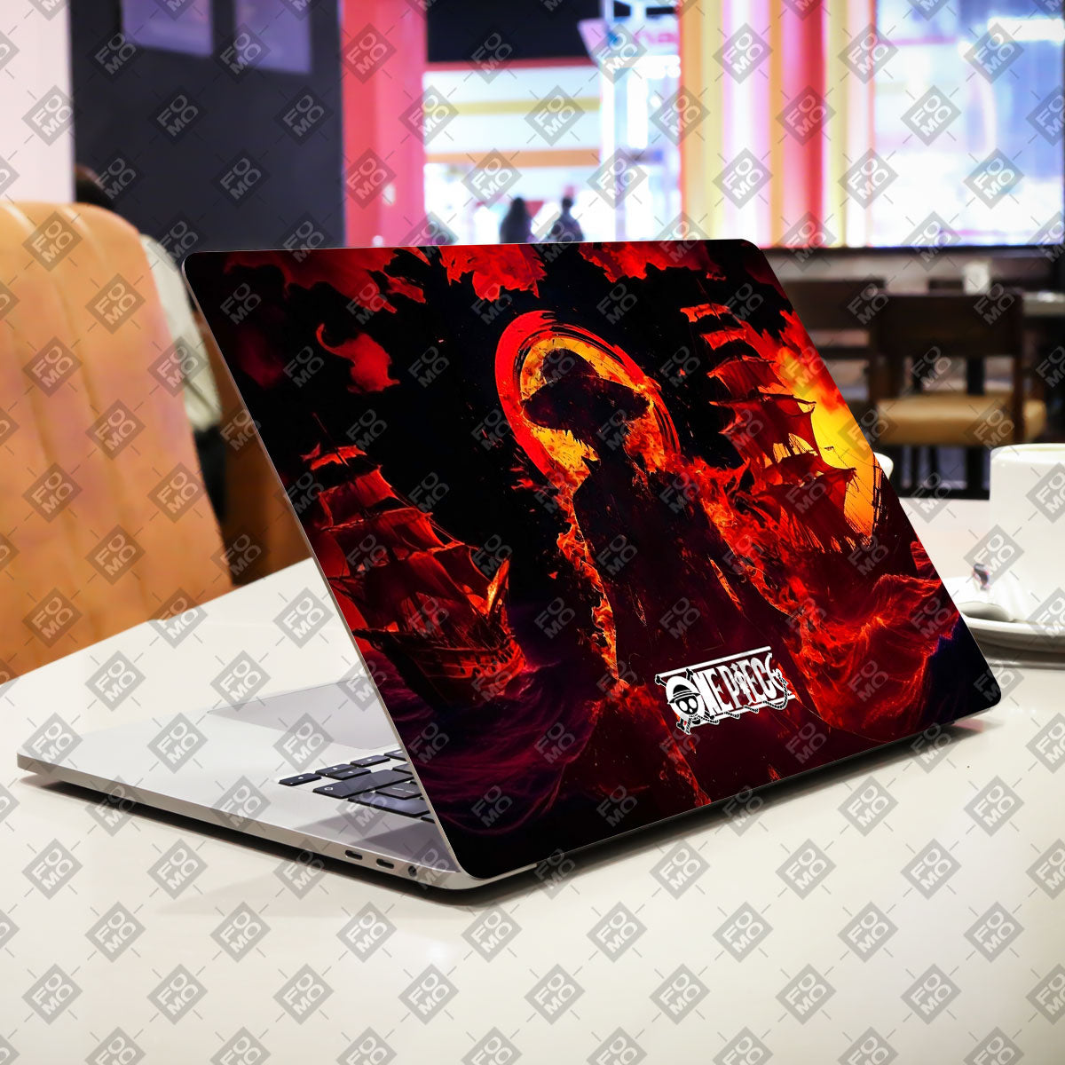 Luffy’s Burning Tide Anime Laptop Skin