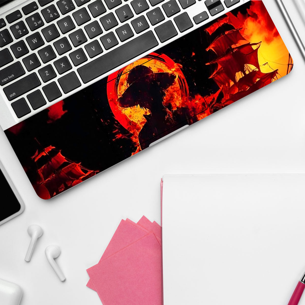 Luffy’s Burning Tide Anime Laptop Skin
