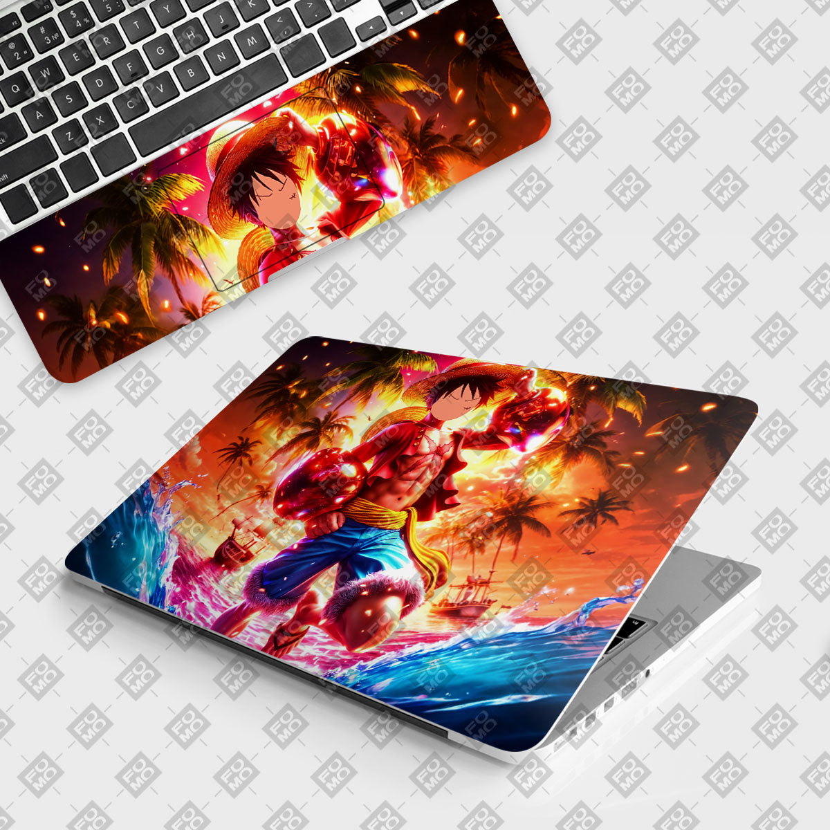 Luffy's Radiant Will Anime Laptop Skin