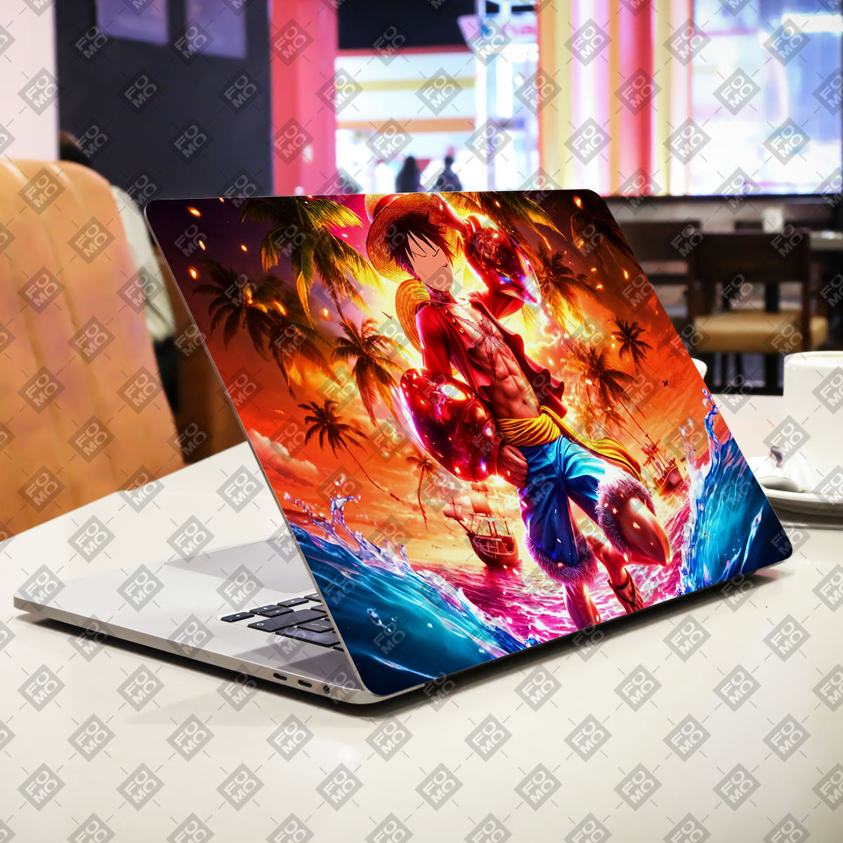 Luffy's Radiant Will Anime Laptop Skin