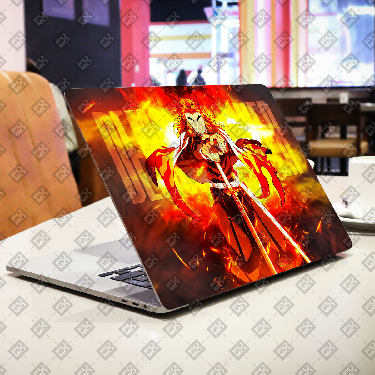 Flame Hashira Rengoku Anime Laptop Skin