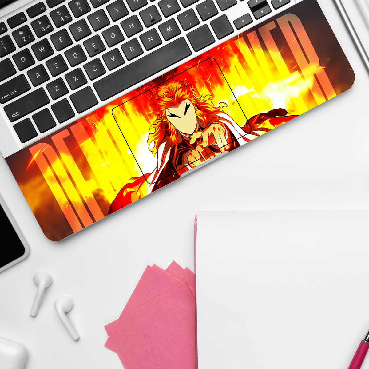 Flame Hashira Rengoku Anime Laptop Skin