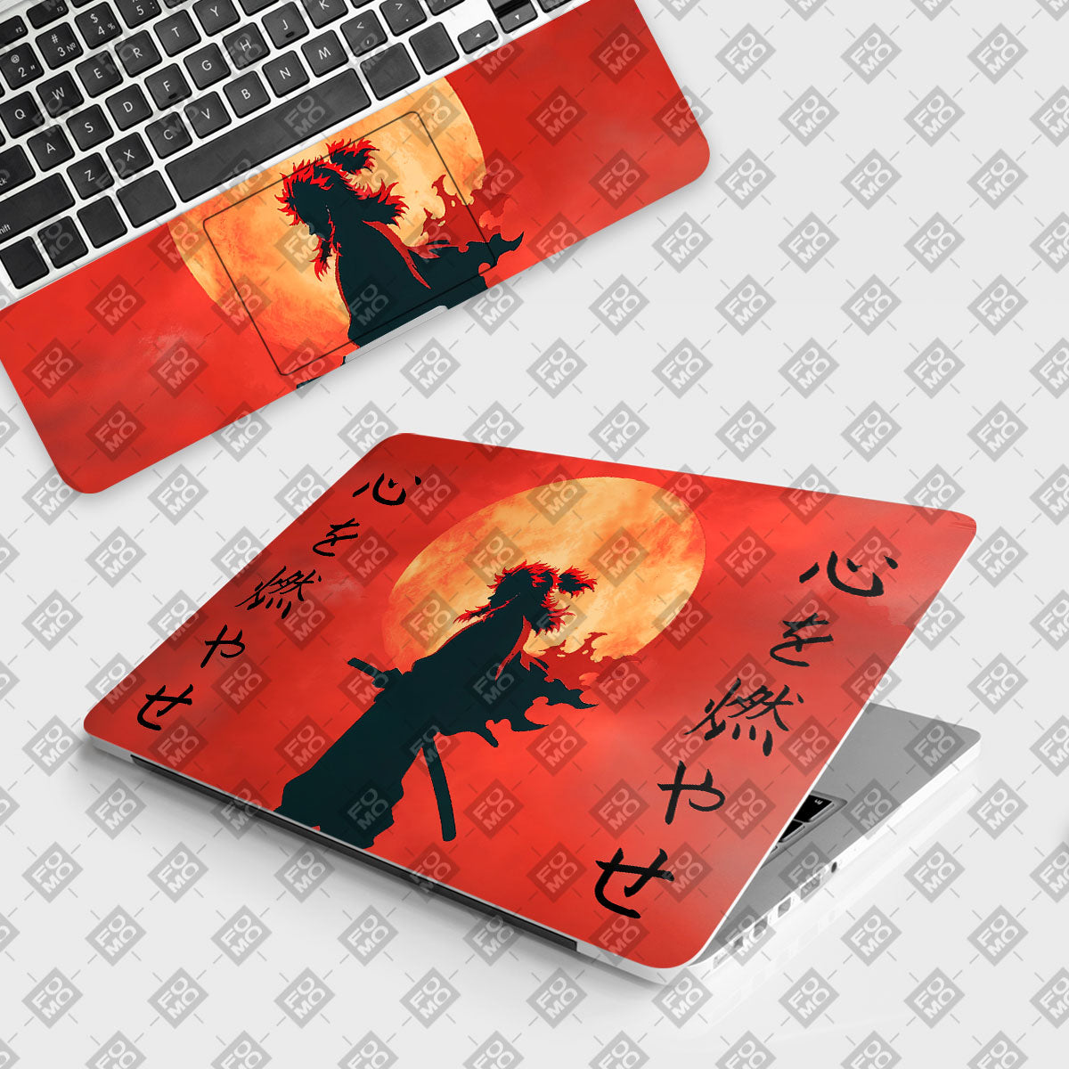 Regoku Set Your Heart Ablaze Anime Laptop Skin