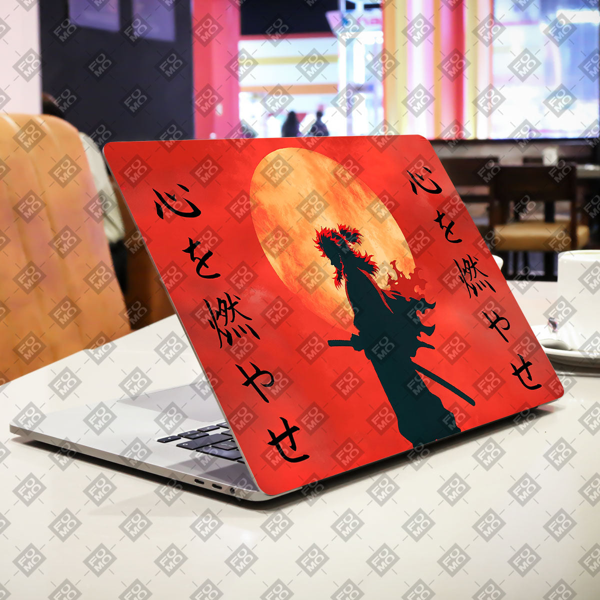 Regoku Set Your Heart Ablaze Anime Laptop Skin