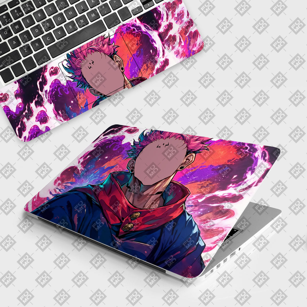 Itadori Cursed Awakening JJK Anime Laptop Skin