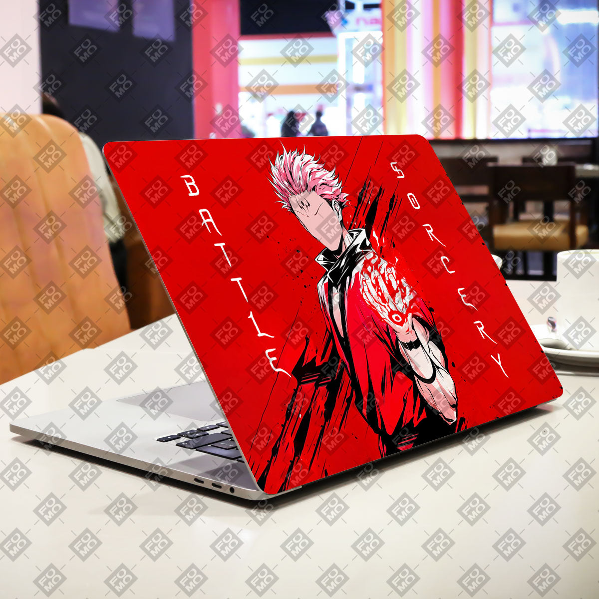 Sukuna Battle Sorcery Anime Laptop Skin