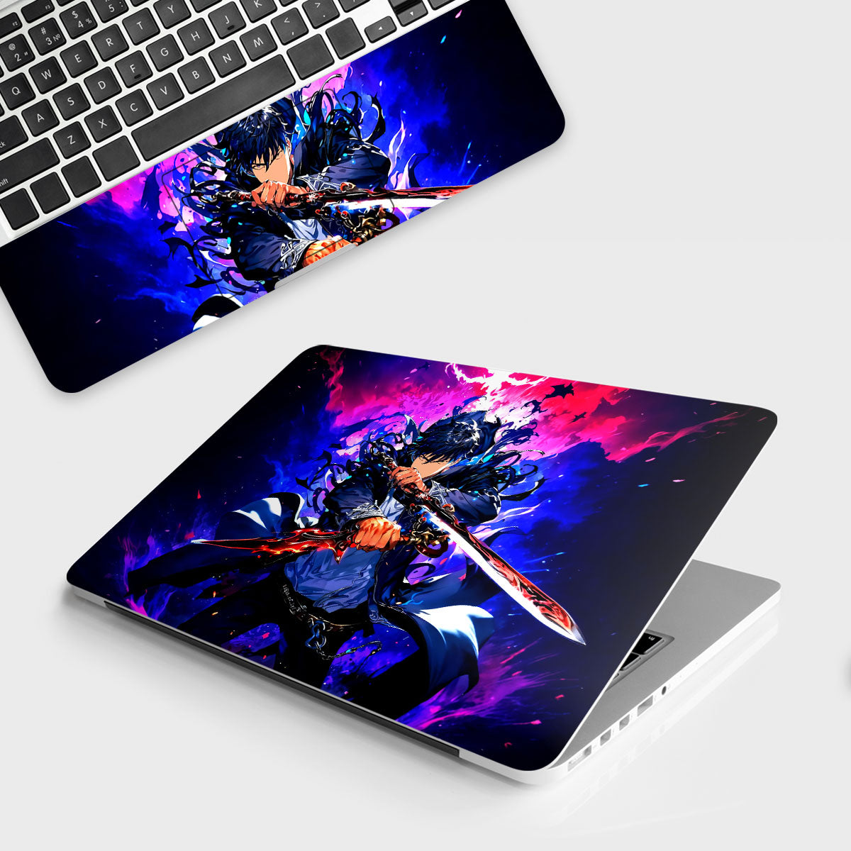 Sung Jinwoo Anime Laptop Skin