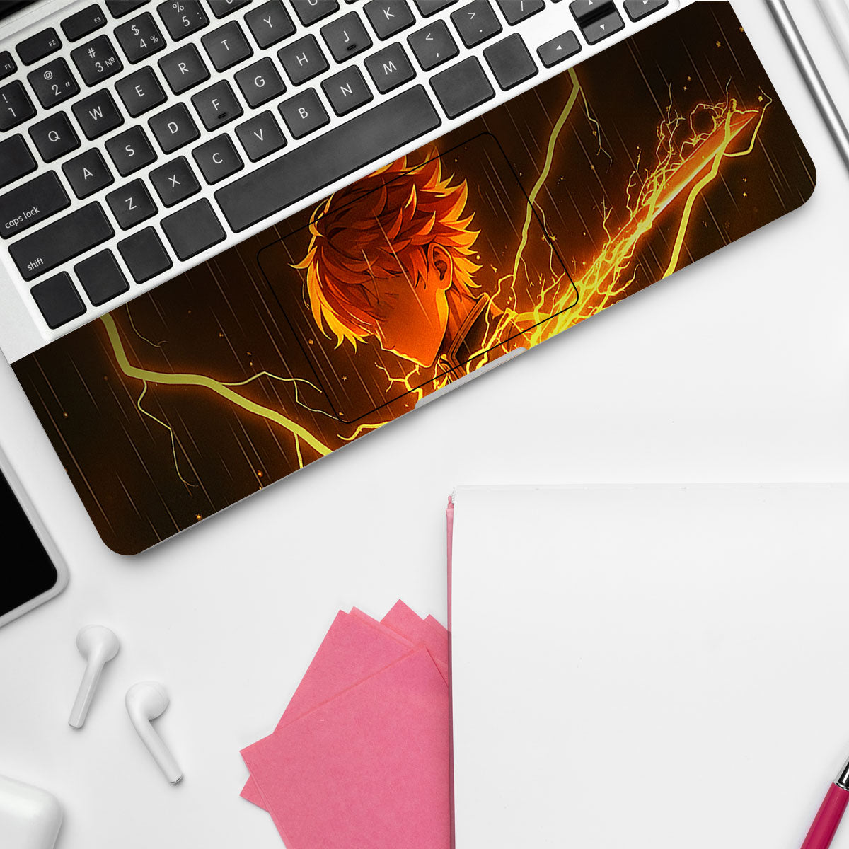 Thunder Soul Lightning Zenitsu Anime Laptop Skin