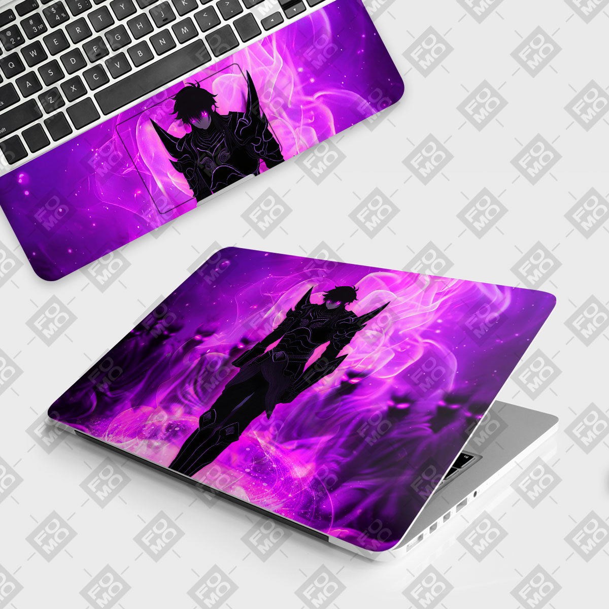 Sung Jin-Woo Dark Warrior Anime Laptop Skin