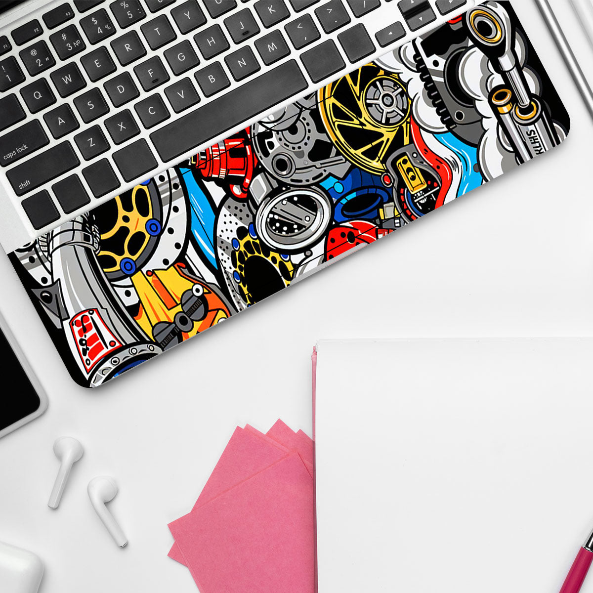 Mechanical Chaos Cars & Bikes Laptop Skin