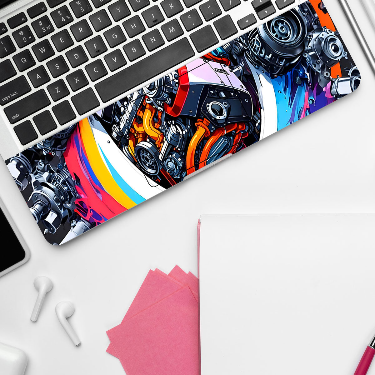 Power in Motion Cars & Bikes Laptop Skin