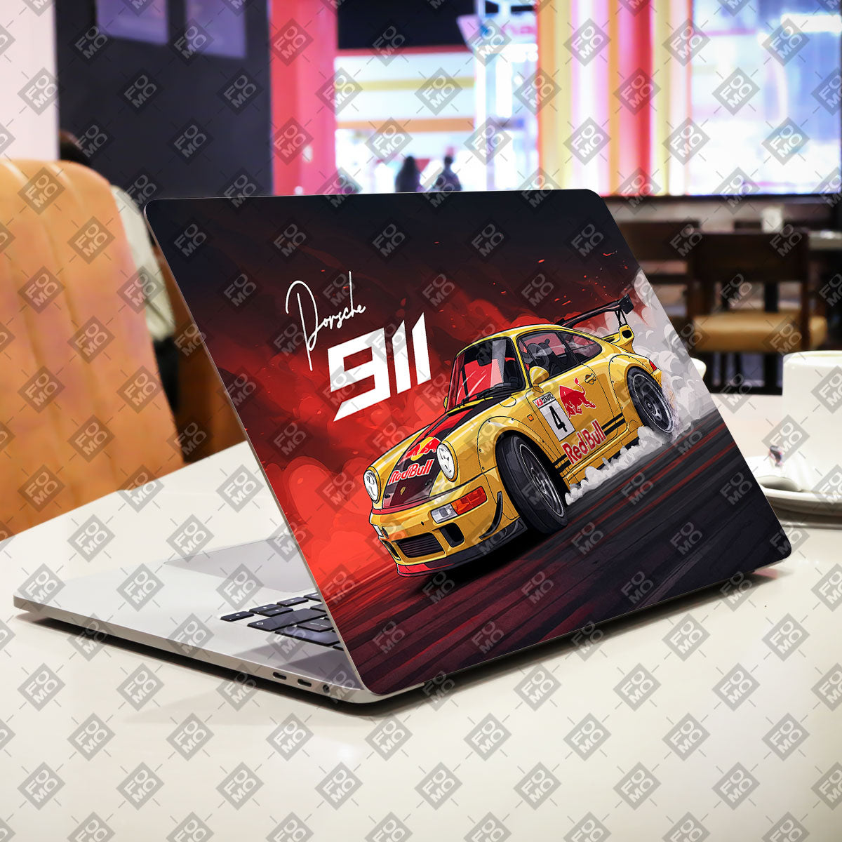 Porsche 911 Red Bull Classic Racer Cars & Bikes Laptop Skin