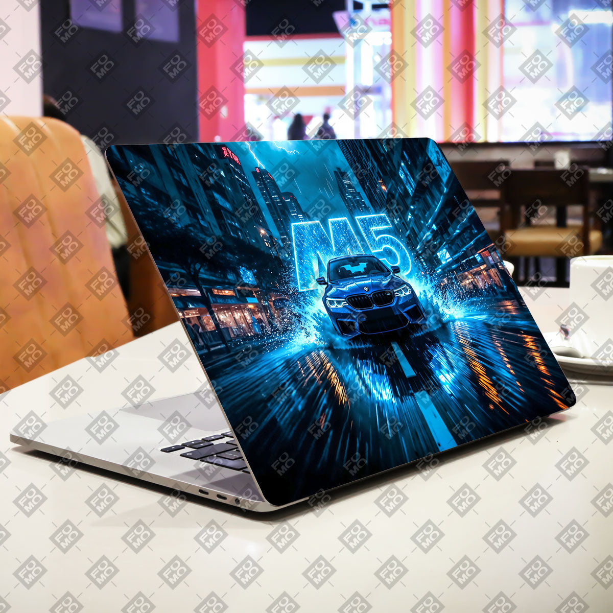 BMW M5 Lightning Run Cars & Bikes Laptop Skin