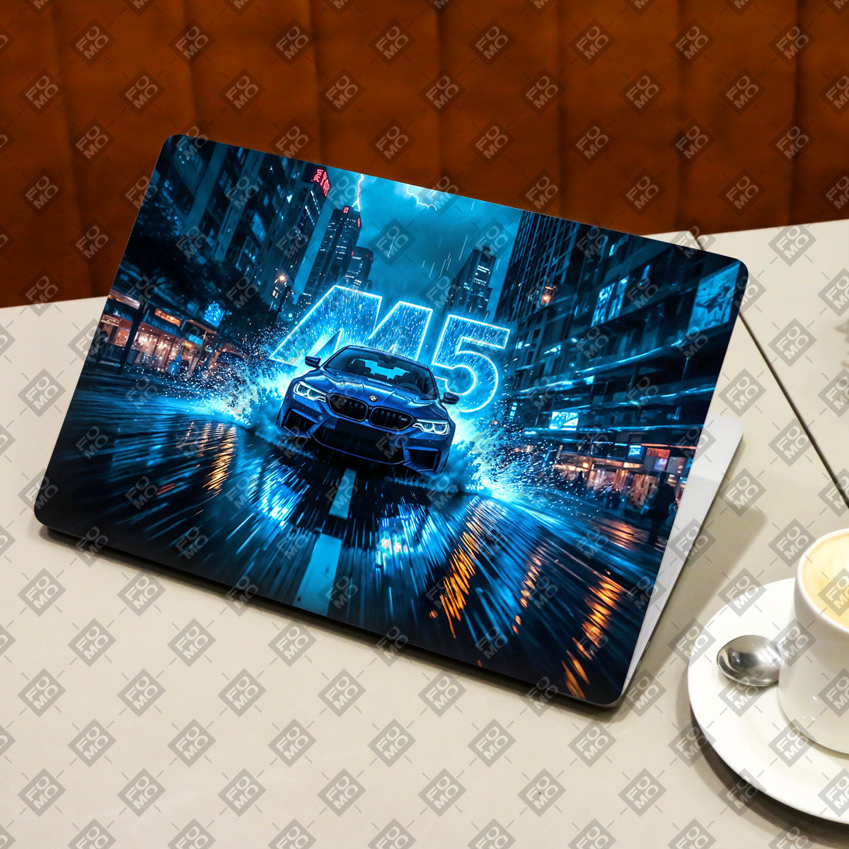 BMW M5 Lightning Run Cars & Bikes Laptop Skin