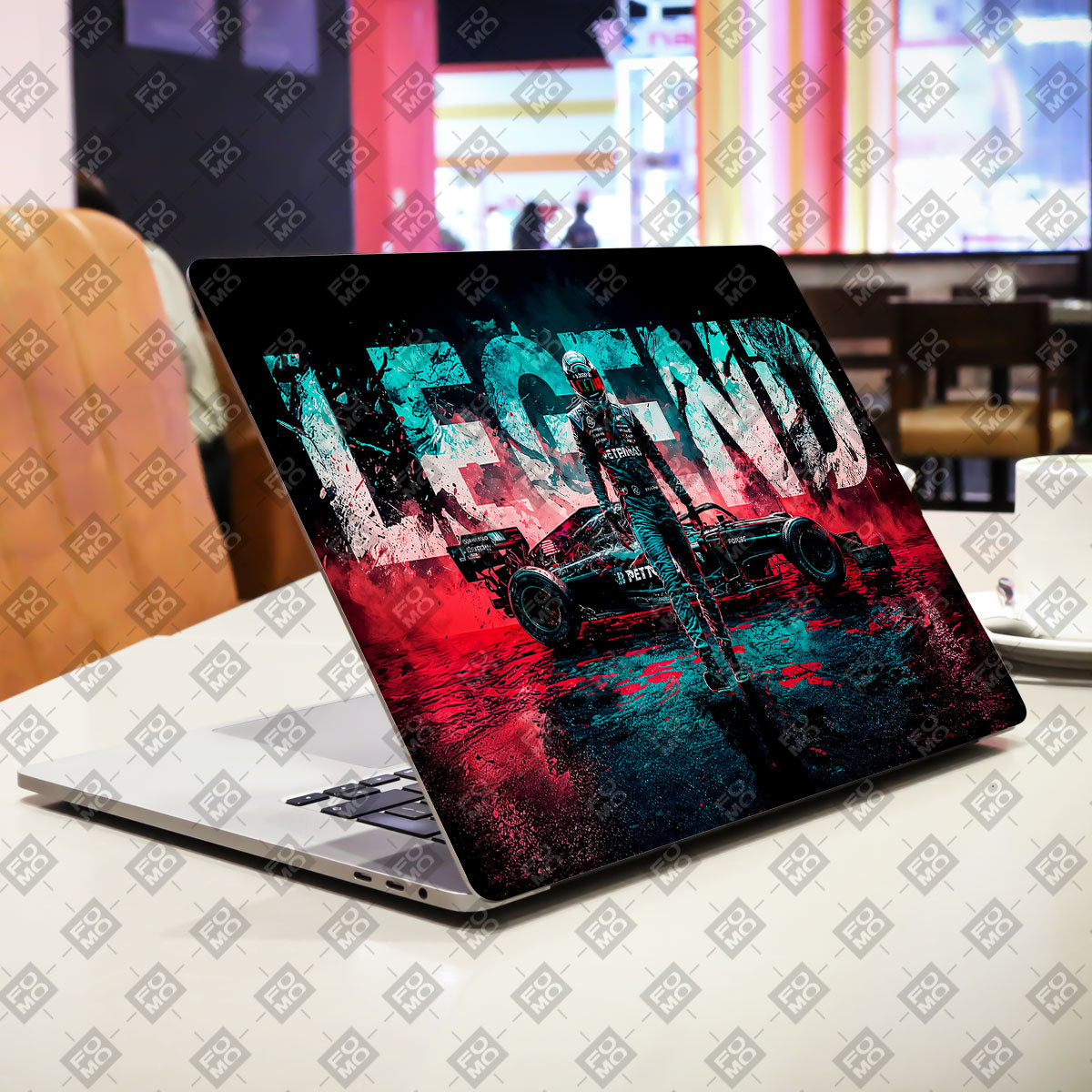F1 Legend Racer Cars & Bikes Laptop Skin