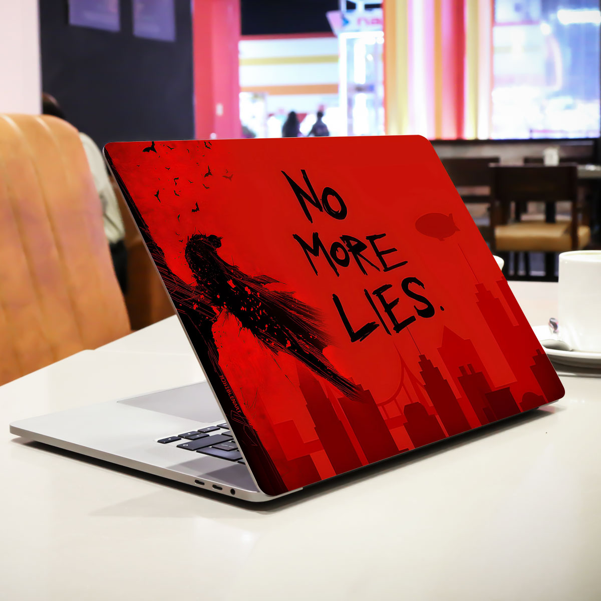 Batman No More Lies Comics Laptop Skin